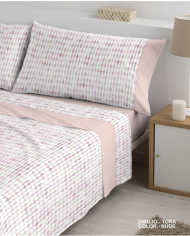 Sábanas CASSA COTTONS J SAB POPI Beige