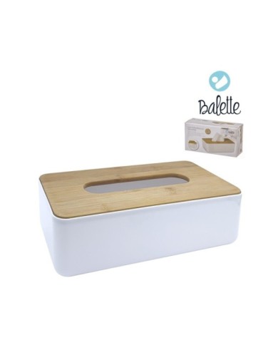 PORTAPAÑUELOS TAPA BAMBÚ 26 cm