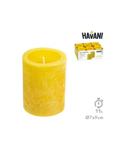 VELAS TACO CITRONELA Ø7x9 cm