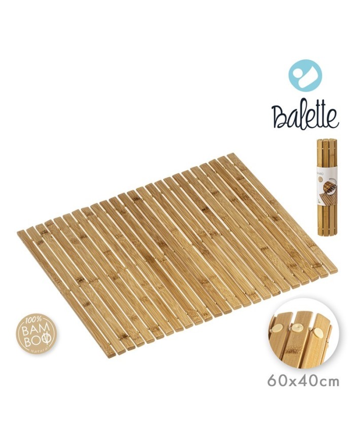 ALFOMBRA BAÑO 40x60 cm BAMBU