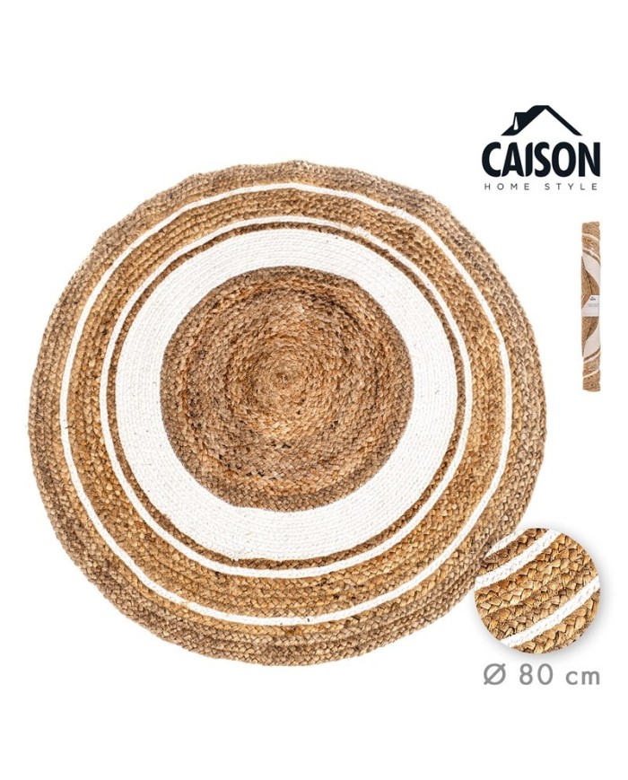 ALFOMBRA YUTE Ø 80 cm