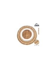 ALFOMBRA YUTE Ø 80 cm