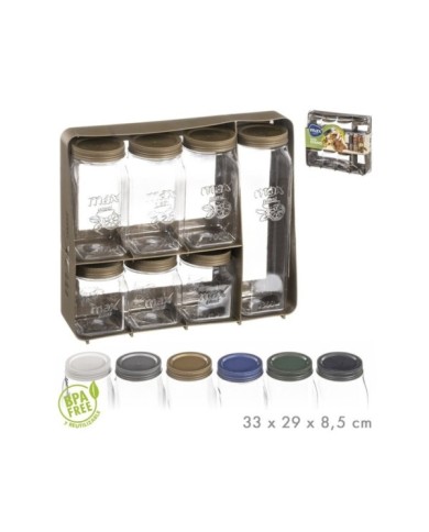 SET 7 TARROS PLASTICO SURT/6