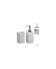 SET BAÑO DOLOMITA 2 PZS TERRACOTA 350ml