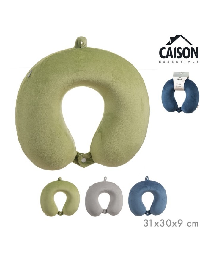 ALMOHADA CUELLO MEMORY FOAM LISO SURT/3