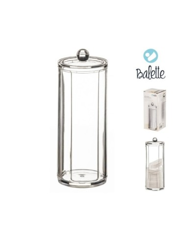 DISPENSADOR DISCOS ALGODON COSMETICO 7,5x21 cm