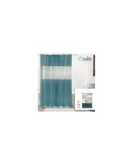 CORTINA BAÑO EVA TURQUESA 180x200 cm