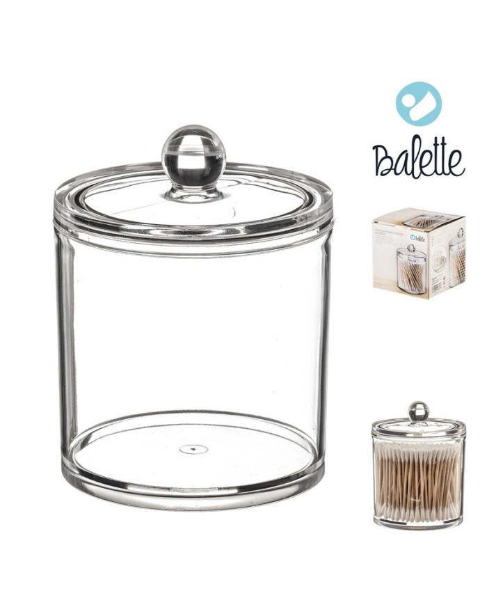 ORGANIZADOR COSMETICOS CON TAPA Ø9,5 cm