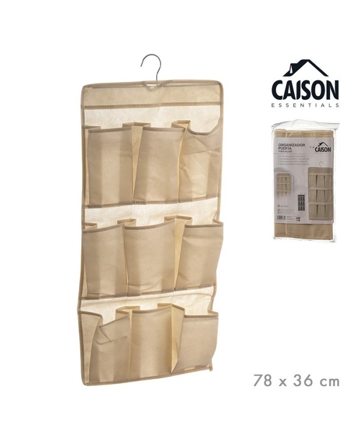 ORGANIZADOR PUERTA 9 BOLSILLOS 78 cm