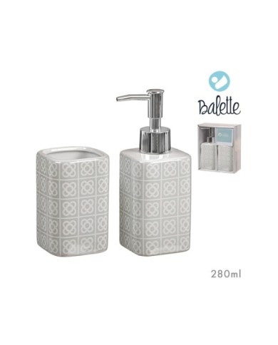 SET BAÑO DOLOMITA 2 PZAS BCN 280ml