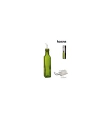 ACEITERA CRISTAL ANTIGOTEO CUADRADO VERDE 250 ml