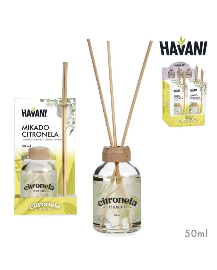 MIKADO 50ML CON VARILLA CITRONELA