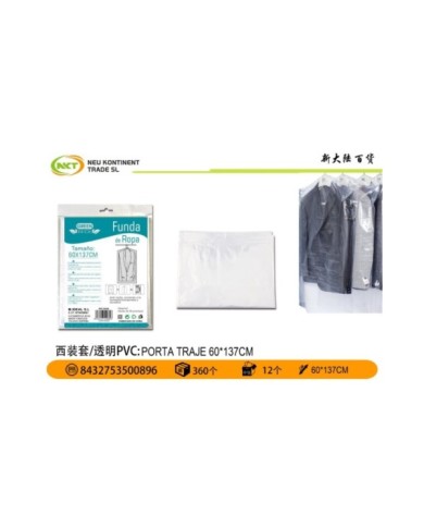 60X137CM FUNDA PARA TRAJE