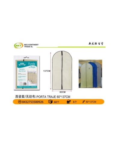 60X137CM FUNDA PARA TRAJE