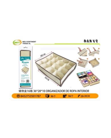 36X28X10CM 16 DIVICION ORGANIZADOR DE 1
