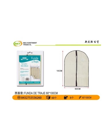 60X100CM FUNDA PARA TRAJE
