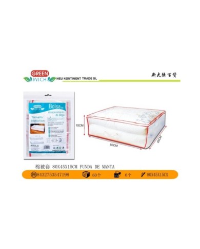 80X45X15CM FUNDA DE MANTA