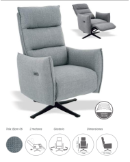 Sillón Relax Giratorio Eléctrico Carolina Bjorn 34