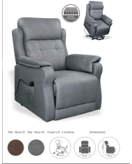 Sillón Chicago Double PowerLift 2 Motores con Mando USB