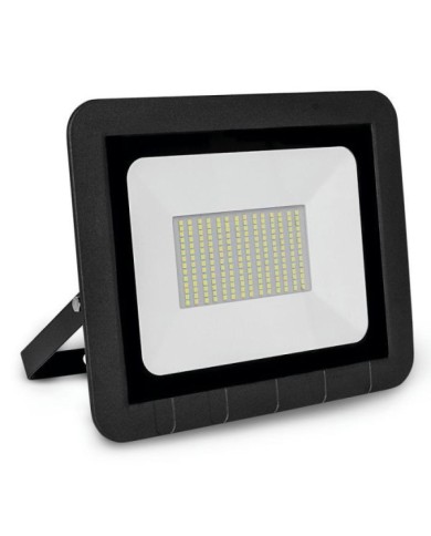 PROYECTOR LED PLANO NEGRO 100W.FRIA