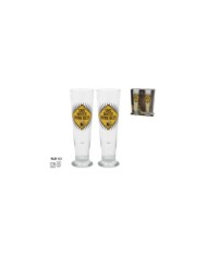 VASO CERVEZA X2 WILLYGLASS 49CL SAVE WATER CA