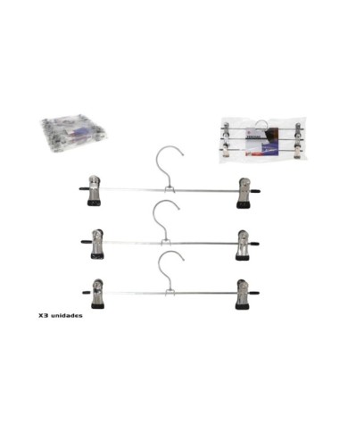 SET 3 PERCHAS HIERRO PARA FALDAS