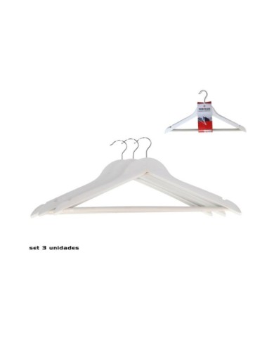 PERCHAS X3 ANTIDESLIZANTES 44X23CM -BLAN