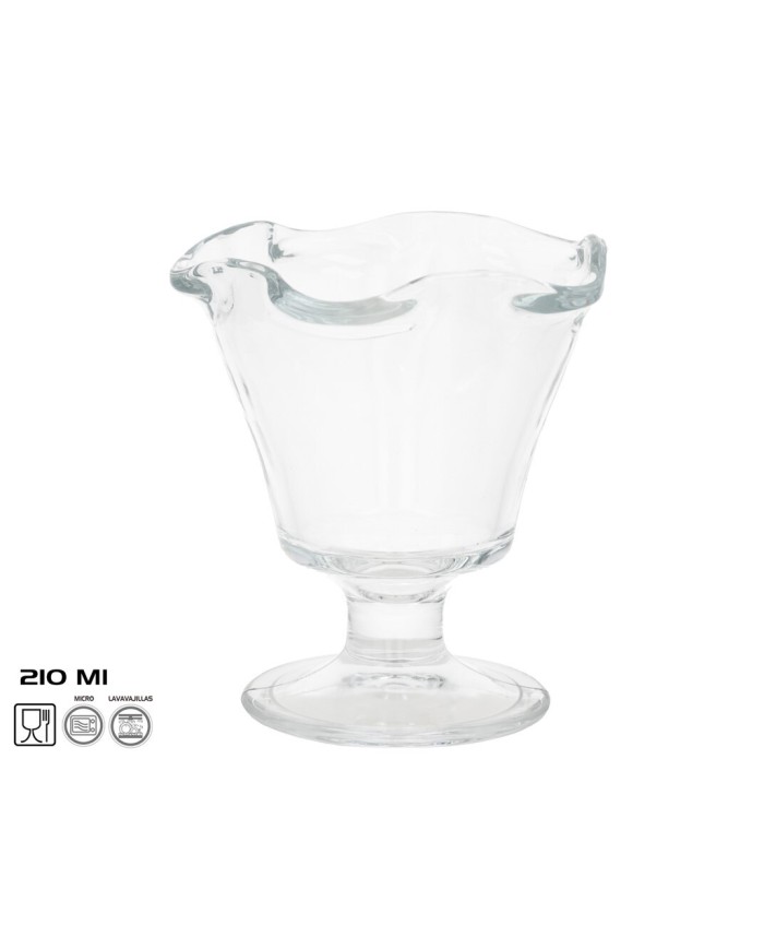 COPA HELADO FLOR CRISTAL 210ML