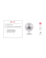 Ventilador sobremesa 30 cm