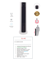 Climatizador evaporativo acabado PREMIUM