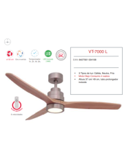 DC 132 cm Ø c/Luz c/Mando BAJO CONSUMO