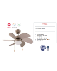 80 cm con Luz palas blancas