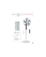 Ventilador 40 cm pie BAJO CONSUMO