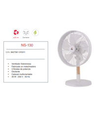 Ventilador de sobremesa 30 cm Ø