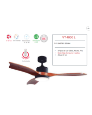 DC 132 cm Ø c/Luz c/Mando BAJO CONSUMO