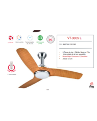 DC 132 cm Ø c/Luz c/Mando BAJO CONSUMO