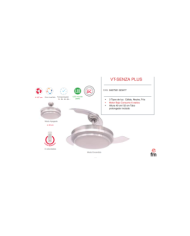 DC 107 cm Ø c/Luz c/Mando BAJO CONSUMO