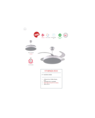 DC 106 cm Ø c/Luz c/Mando BAJO CONSUMO