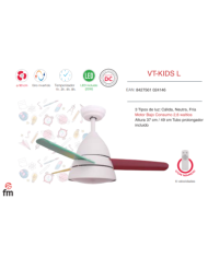 DC 90 cm Ø c/Luz c/Mando BAJO CONSUMO