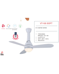 105 cm con Luz Mando a distancia