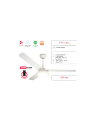 140 cm Luz LED incluida Mando a distancia