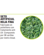 SETO ARTIFICIAL 1 X5 M NATUUR