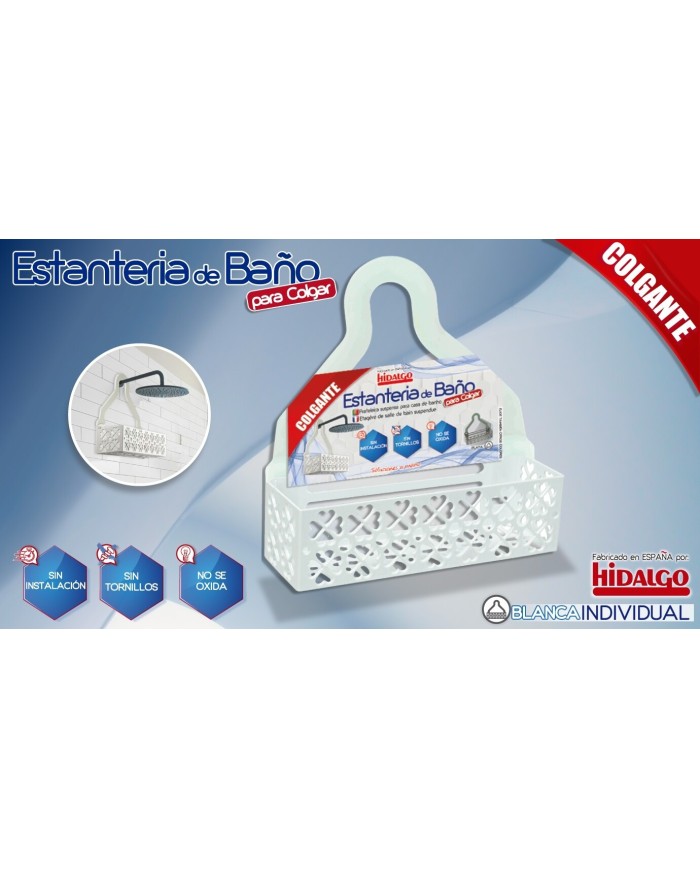 ESTANTE COLGADOR BLANCO