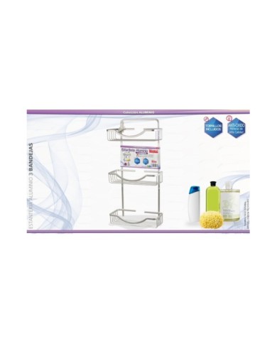 ESTANTE ALUMINIO 3 BANDEJAS