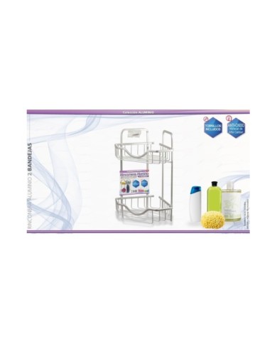 RINCONERA ALUMINIO 2 BANDEJAS