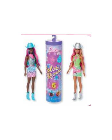 Muñeca Barbie Color Reveal Serie Disco Star. 32,50x8,50x8,50 cm - Modelos surtidos