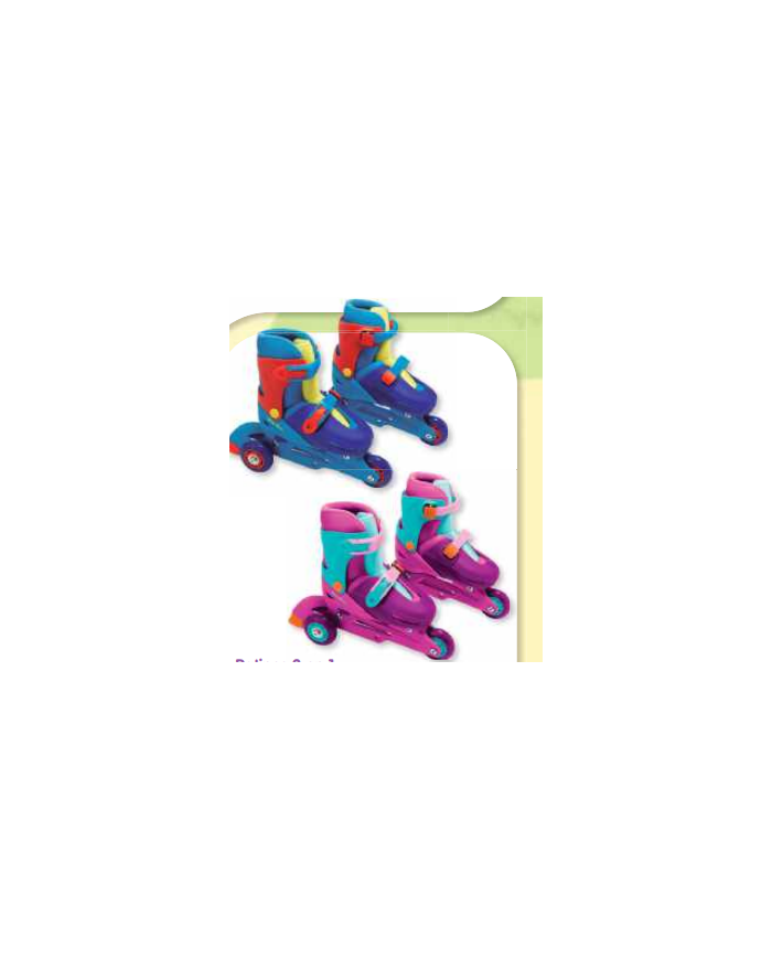 Patines 2 en 1 ajustables azul (Talla 31/34)