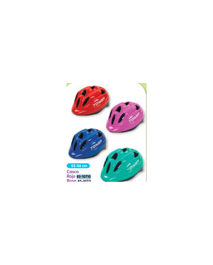 Casco Rosa 52-56 cm