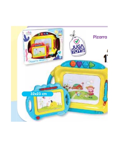 Pizarra magnética con mini pizarra colores sdos. - Modelos surtidos