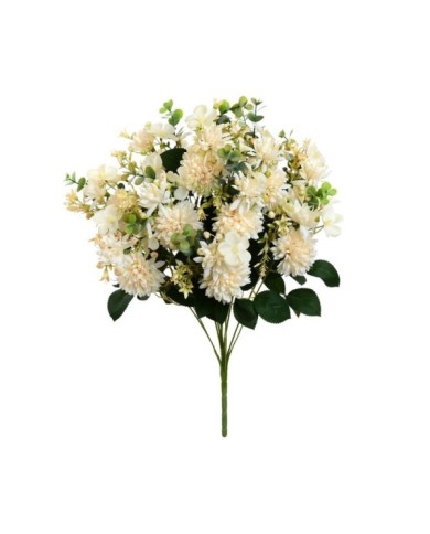 RAMO CRISANTEMO (A) X 11-57CM (CREMA)